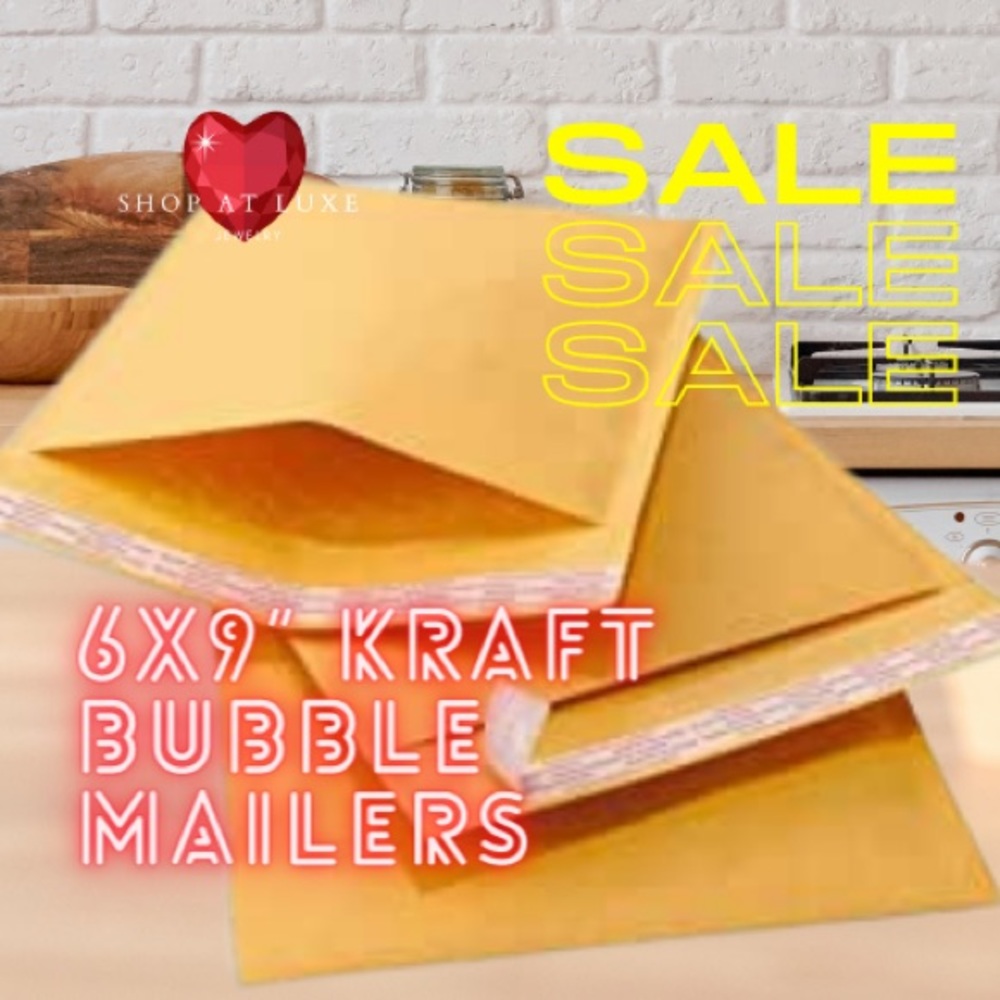 Package of 20 6 X 10 Kraft Bubble Padded Envelopes Shipping Mailers, 6x10 Inch